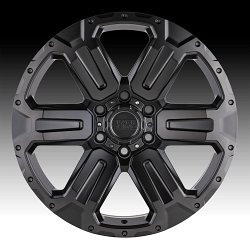 Black Rhino Wanaka Brushed Matte Gunmetal Custom Truck Wheels 3